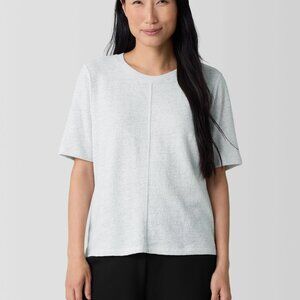 Eileen Fisher Cotton Crew Neck Top